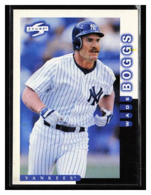 1998 Score #221 Wade Boggs - Image 1 of 2