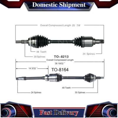 TrakMotive Front CV Axle Drive Shaft Joint For Toyota Avalon 2009 2010 2011 - Изображение 1 из 3