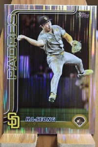 2025 Topps Flagship Topps Tinsel Foil (Meijer Exclusive) Ha-Seong Kim - Picture 1 of 2