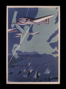 Postkarte Militär Luftwaffe Luftfahrt - Flugzeuge im Kampf - Bild 1 von 2