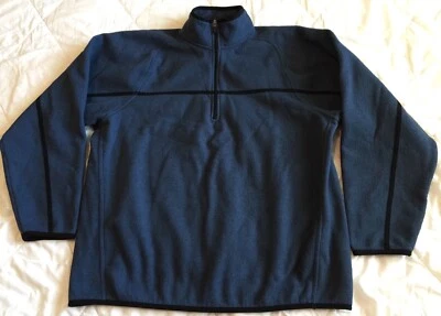 Old Navy Blue Large 1/4 Zip Pullover Fleece Mens - Image 1 of 4