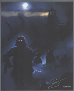 392/2500 THE FOG Stephen King 8x10 ARTIST SIGNED "Geoffrey Ernault" Bam Box Art - Picture 1 of 1