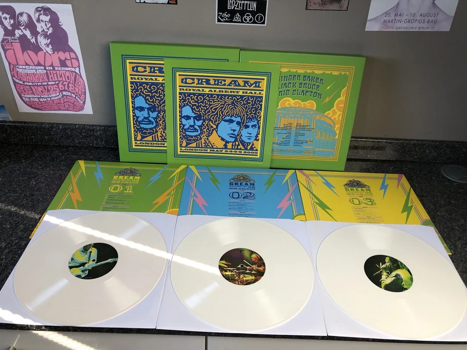 LIMITED EDITION TRIPLE CREAM VINYL CREAM BOX SET ROYAL ALBERT HALL LONDON MAY - Image 1 of 4