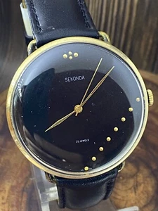 Rare USSR Watch Zarya Zaria SECONDA Collectible Soviet Vintage Serviced #4759 - Picture 1 of 15