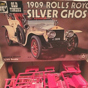 1909 Rolls Royce Silver Ghost Plastic Model Kit-By Life-Like-#09456-1/32 Scale - Picture 1 of 12
