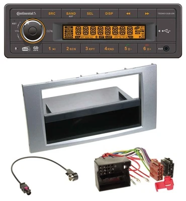 Continental Bluetooth MP3 USB DAB Autoradio für Ford Fiesta Focus 2004-2008 silb - Bild 1 von 4
