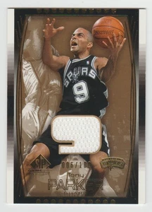 TONY PARKER 2004-05 SP Game-Used Basketball Jersey GOLD #86 SP Relic #006/100 - Picture 1 of 2