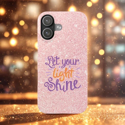 Funda protectora rosa brillante delgada modelo iPhone 17/16/15/14 Foto 1 de 4