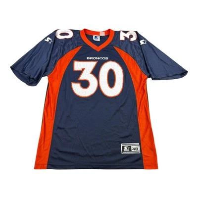 Camiseta De Colección Denver Broncos Para Hombre Grande NFL Fútbol Davis Starter Años 90 Foto 1 de 4