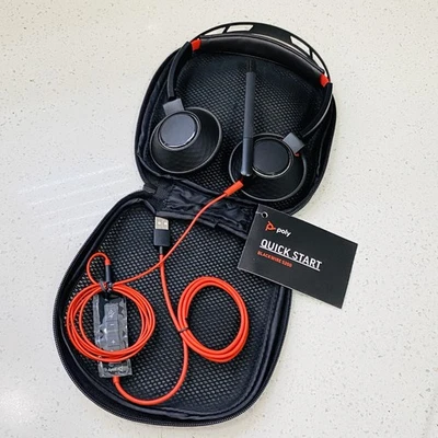 POLY Blackwire C5220 USB-A Headset (Plantronics)-Wired, Dual Ear Stereo Computer - Image 1 of 4