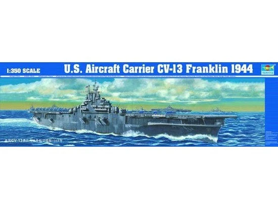 Trompetista 05604 1:350 1944 USS Franklin CV13 Portaaviones Kit Modelo Plástico Foto 1 de 1