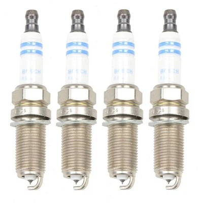 4 pc Bosch Double Platinum Spark Plugs for 2010-2017 Toyota Camry 2.5L L4 xz - Image 1 of 4