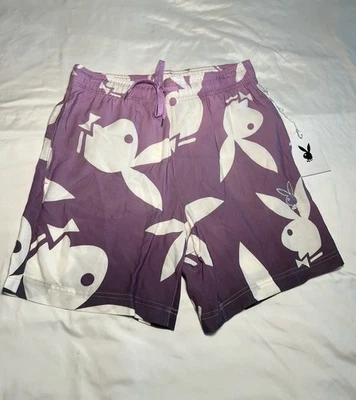 Pantalones Cortos Playboy Pacsun Para Hombre Púrpura Talla S Foto 1 de 4