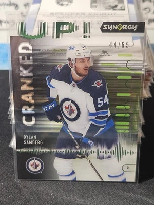 22-23 Synergy Dylan Samberg Cranked Up Rookie #/65 🚨🚨🚨 Winnipeg Jets  - Image 1 of 4
