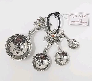 Juego de cuchara medidora Feliz Navidad Y'all Ganz palmeras de metal luces navideñas - Imagen 1 de 7