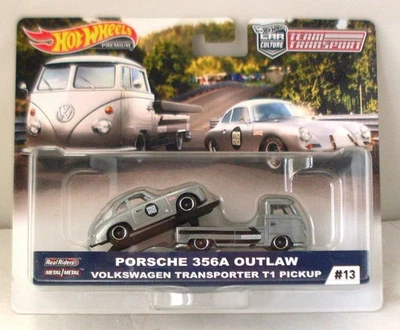 Hot Wheels Team Transport Porsche 356A Outlaw & Volkswagen T1 Transporter #13 - Image 1 of 3