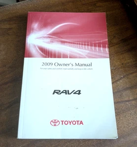 RAV4 2009 Manual del propietario (tapa blanda)- ENVÍO RÁPIDO - Imagen 1 de 1