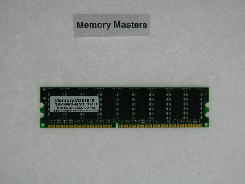 354563-B21 1GB PC3200 Memory for HP ProLiant DL320 310 - Image 1 of 1