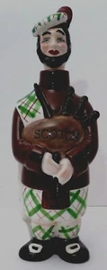 Scotsman Bagpipe Tam O'Shanter 12" Swank Japan Ceramic Decanter Vintage 1960s - Bild 1 von 12