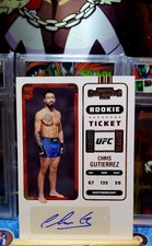 2023 Chronicles UFC - Contenders Rookie Season Ticket RS-CGT Chris Gutierrez 