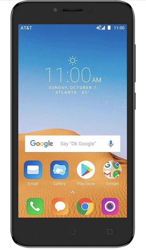 Alcatel Tetra 5041C - 16GB - Black Prepaid (AT&T) SmartPhone - Image 1 of 4
