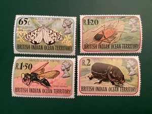 ICOLLECTZONE Territorios Británicos del Océano Índico 86-89 VF NH insectos - Imagen 1 de 1