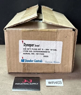 NEW IN BOX- Dynapar Flange Mount Encoder HC62536000015 3/8” Shaft 5-26VDC 🇺🇸 - Image 1 of 4