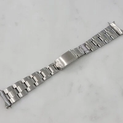 Rolex Oyster Bracelet 19mm width Vintage Stainless Riveted 16cm Length BR149 - Image 1 of 4