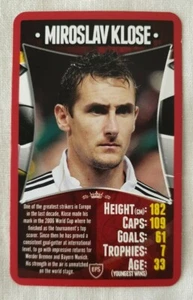 2011 Top Trumps European Football Stars Miroslav Klose - Foto 1 di 2