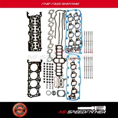 Juego de pernos de junta de culata aptos para Ford E-450 Econoline Super Duty 2001-2002 5,4 L Foto 1 de 4