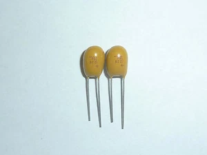 20pcs 50V 2.2uf 50V Radial DIP Tantalum Capacitor - Picture 1 of 1