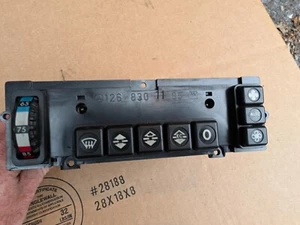 1986-1991 Mercedes 560SEC 560SEL 420SEL 300SEL 300SE W126 Heater Climate Control - Picture 1 of 1