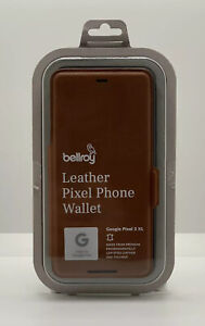 Bellroy Google Pixel 3 XL Leather Phone Wallet Case (Caramel)
