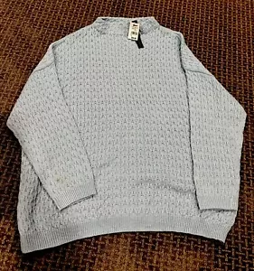 Maglione donna bambino blu Preswick & Moore nuovo con etichette, 2X - Foto 1 di 2