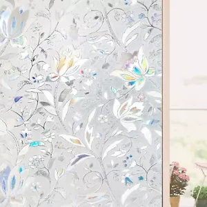 200CM Privacy Window Glass Film Static.Self-Adhesive Sticker Vinyl.Frosted Cover - Picture 1 of 36