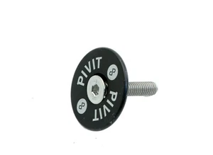 Haro Pivit Top Cap w/ Bolt 1 1/8" Threadless Stem Cap Bike Black NEW Takeoff - Picture 1 of 4