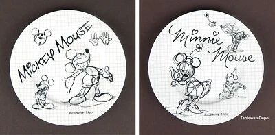 Zrike, SKETCH BOOK, 8" Mickey Mouse / Minney Mouse, Take Your Pick, MINT UNUSED!