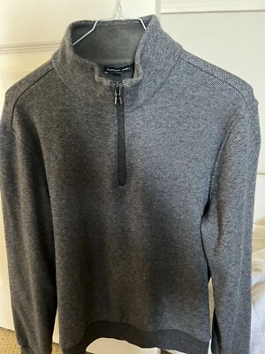 Zachary Prell Mens 1/4 Zip Grey Sweatshirt Pullover Size Small - Изображение 1 из 4