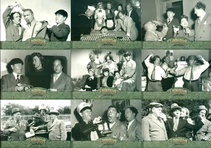 THE THREE STOOGES "UPDATE " COMPLETE 16 CARDS SET by BREYGENT 2007 GLITTER CARDS - Picture 1 of 7