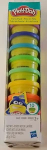 Tubo Play-doh Party Pack. 10 lattine diverse da 1 oz. - Foto 1 di 5