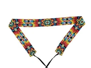 Perlen Hutband Indianer Stil Handarbeit Hutband - Bild 1 von 1