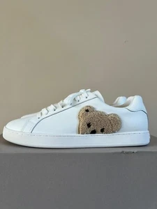 Palm Angels , Teddy Bear Tennis Sneaker in White/Brown, BNIB 40 - Picture 1 of 8