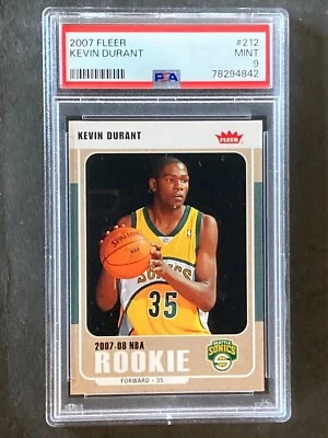 Fleer #212 Kevin Durant 2007 radiocontrol como nuevo PSA 9 Foto 1 de 2