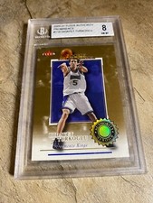 2000-01 Fleer Authority Rookie Prominence Hidayet Turkoglu RARE #23/25 BGS-8