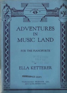 Vintage Adventures in Music Land For The Piano Beginning Piano Book Ketterer - Picture 1 of 1