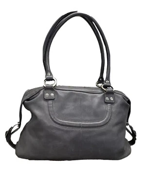 Hobo International Satchel Gray Leather See Description - Image 1 of 4
