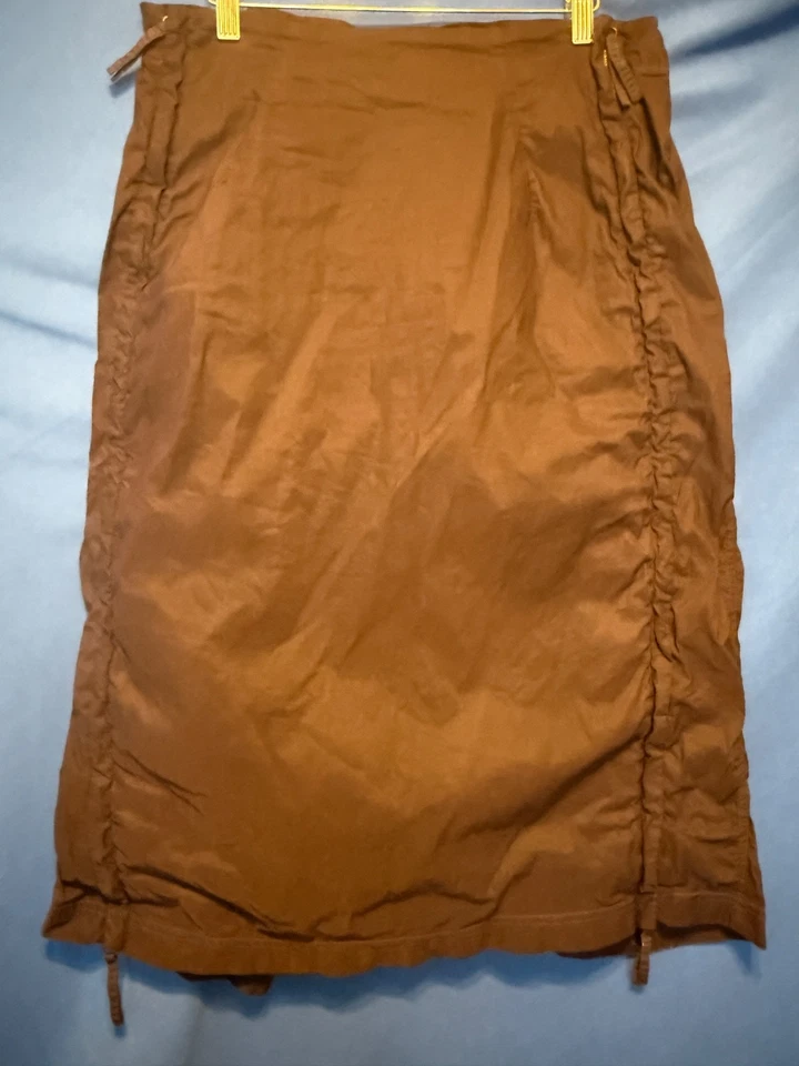 ¿Falda de madera redonda? ¿Pantalones? Skants! XL, marrón oscuro, falda convertible a pantalones, ¡ver pix! Foto 1 de 4