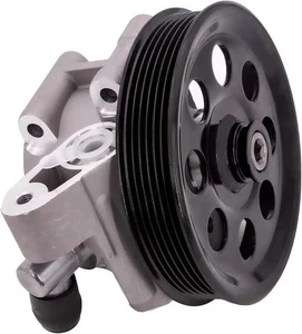 Power Steering Pump with Pulley Compatible with Ford F-150 2011 2012 2013 2014 - Picture 1 of 7