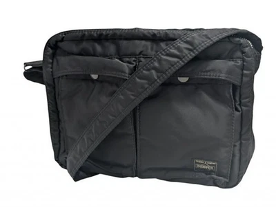 Bolso Bandolera PORTER Yoshida Tanker Negro Nylon 2 Capas Diario de Hombro Foto 1 de 4