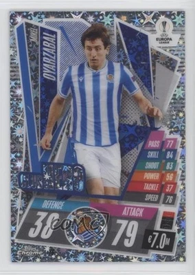 2020-21 Topps Chrome Match Attax UCL Club Hero X-Fractor Mikel Oyarzabal #76 - Image 1 of 2